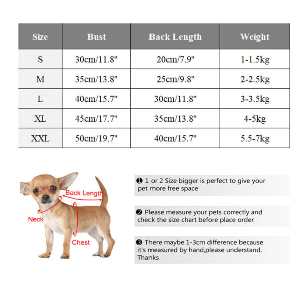 6c761e4d8bf0fa50 Coat Jacket Winter Clothes for Small Dogs Puppy Vest Chihuahua Yorkie Costume Dog Clothing Outfit Pet Supplies