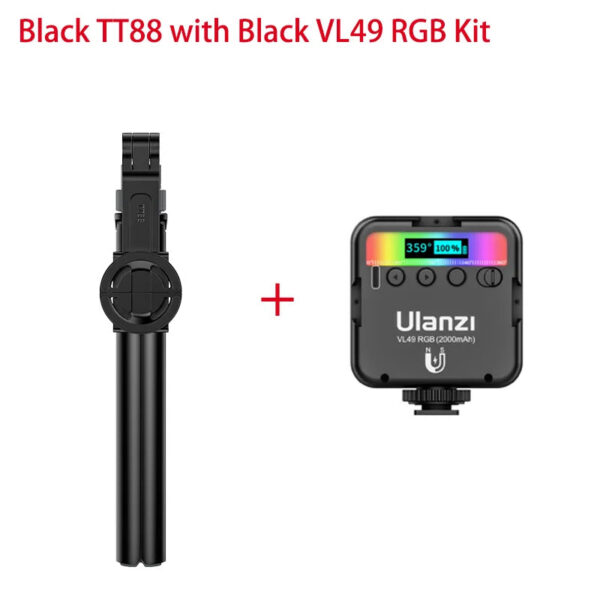 6c7dc2bd466a0fba Ulanzi TT88 1.44M Overhead Selfie Stick Phone Tripod with Magnetic Clamp Wireless Remote Extension Tripod for LiveStreaming Vlog