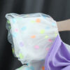6c8b3bc6ef74705c New Summer Colorful Baby Girls Party Dresses Sweet Bow Children Clotehs Puff Sleeves Toddler Kids Costume 0 To 3 Years Old