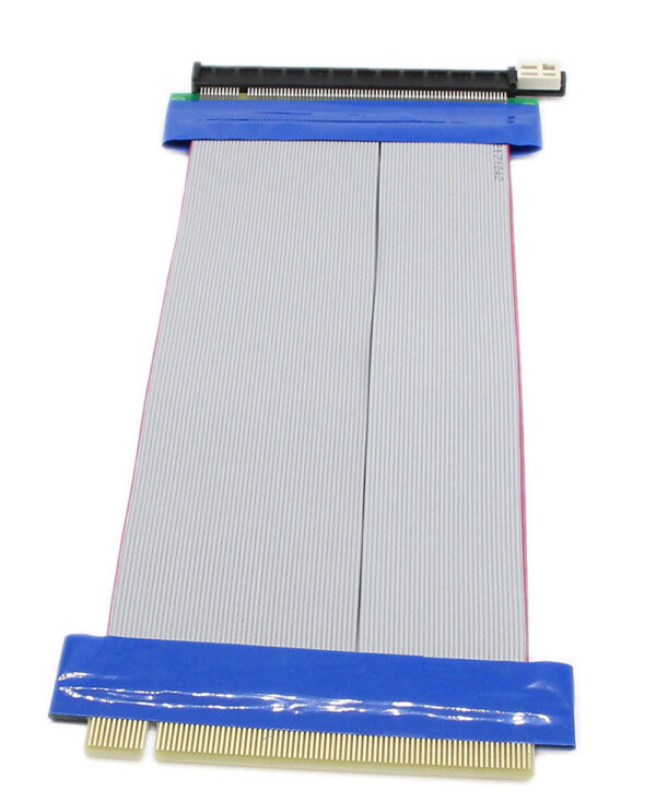 6cb4a25d47a39bce PCI-E PCI Express 16X Riser Card Extender Flex Flexible Extension Cable for 1U 2U Small Case