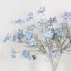 6cc663cd26650d31 2 Pcs Artificial Fake Flowers Plants Cosmos Silk Flower Arrangements Wedding Bouquets Decorations Plastic Floral Table Centerpieces for Home Kitchen Garden Party Decor Approx 23.6'' High - White