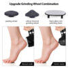 Electric Grinder for Foot Callus Sander Dead Skin Rupture Remover Pedicure with 3 Speeds Rechargeable Feet Heels Grind