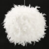 30cm Lamps Shades Feather Ceig Lamp E27 Bulb Pendant Desk Night Light for Living Room Wedding Party Decoration