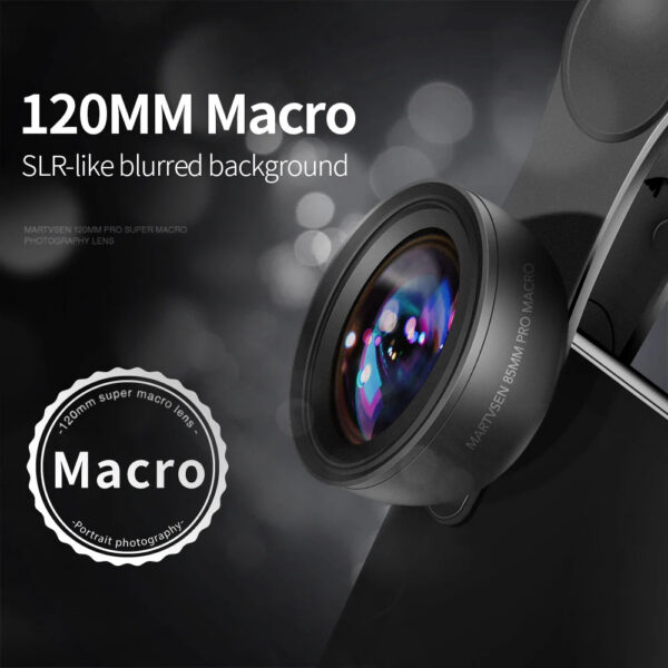 6ce414609c6fb99a MARTVSEN 120MM Macro Lens, Professional 5K HD 10x Super Macro Universal Clip Camera Photo Lens for iPhone Samsung Andriod