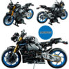 New Technical Motorcycle Model Blocks Advanced Building Set For Adults Bricks Creative DIY Toys Gifts 1478PCS