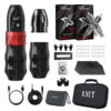 XNET Titan Wireless Tattoo Machine Kit with Extra 38mm Grip 2400mAh Battery 40pcs Mixed Tattoo Cartridge for Tattoo Artists