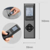 6cfcbf0f89b0629c Xiaomi RONGUAN 2 in 1 Rangefinder Cross Line Casting LR1 Digital Inclinometer Angle Laser Level Ruler 40M Measure