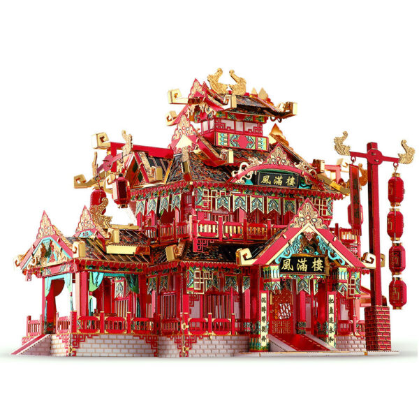 6d06c8a29b3fef54 Piececool 3D Metal Puzzle Adult Chinese Style Building Kits DIY Model for Jigsaw Toy
