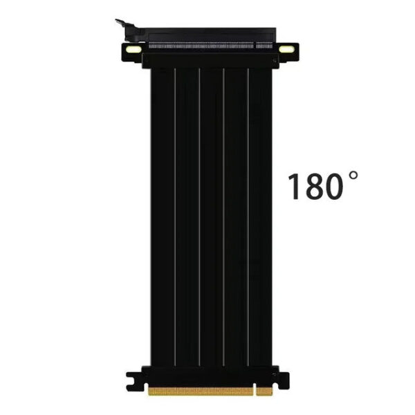 10/20/25/30/40/50/60cm Full Speed 4.0 PCIE X16 Riser Graphics Card Extension Cable GPU PCI-E flexible Shielded Extender
