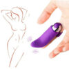 6d19fe6db4da3845 10 Modes Finger Vibrator Clitoris Massage G Spot Stimulation Rechargeable Vibrating Egg Sex Toys For Women Masturbation