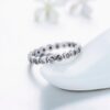 6d1dfc122d6b9015 Top Quality Luxury Original Real Solid 925 Sterling Silver Starshine Finger Ring Authentic Jewelry For Women Wedding Gift