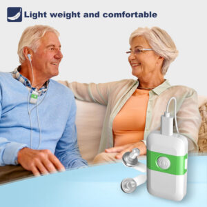 6d244c682a4789d1 HealthTree Rechargeable Pocket Aids Digital Sound Amplifier Audifonos for Elderly Deafness Severe Hearing Loss USB