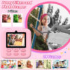 Upgrade Kids Instant 1080P HD Dual Lens Selfie Digital Camera for Girls Boys Christmas Birthday Gifts Toys With 32G Print