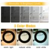 6d3e018b2dc1d416 72LED 8X/10X NEW Illuminated Magnifier USB 3 Colors LED Magnifying Glass for Soldering Iron Repair/Table Lamp/Skincare Beauty