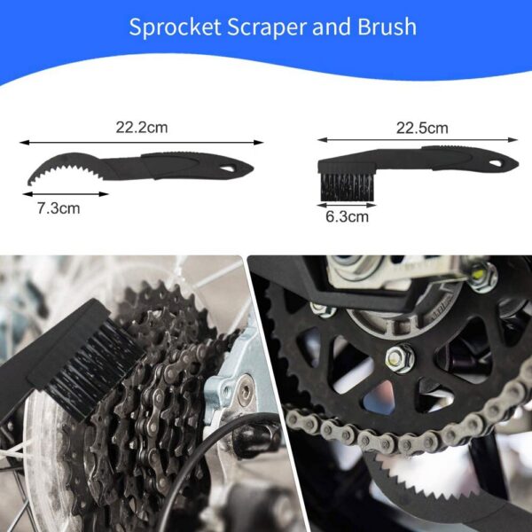 6d4edeb2d7d47327 Chain Clean Chains Gear Grunge Brush Cleaner Bike Wash Tool Set Bicycle Repair Tools