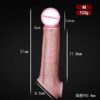 Silicone Condoms For Men Dick Delay Ejaculation Sex Toys Enhancer Extender Reusable Condom Sexhine Male Maturbator