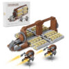 BuildMoc Space Movie War Platoon Attack Building Blocks Set hine and DestRobot Bricks Toys For Children Birthday Gifts