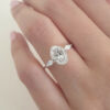 6d70a9a914e60f43 Sterg Sier Oval Cubic Zirconia Crystal Rings for Women Stylish Female Accessories Party Finger Ring Jewelry
