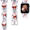 Laffav Compatible with Apple Watch Band 41mm 40mm 38mm iWatch Series 9 & Ultra 2 & SE & Ultra & Series 8/7/6/5/4/3/2/1 for Women Men, Colorful Jellyfish, M/L