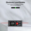 SNDWAY Dual Distance Meter Rechargeable Bilateral Laser Rangefinder 200m 120m Digital Tape Measure Angle Measurment Tool