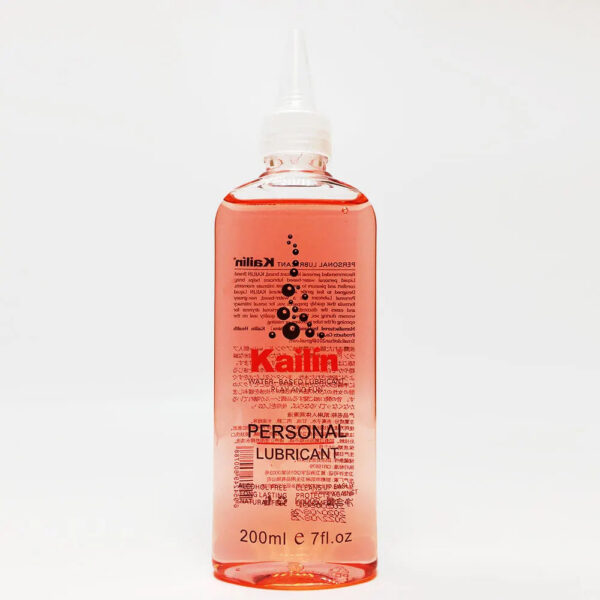 Strawberry Flavor Edible Lubricant for Anal Vaginal Oral Sex Silicone Lubricating Oil Adult Sex Products Body Massage Gel 200ml