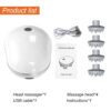 6dc7f1073c2f9611 Head Scalp Massager for Red Light Promoting Hair Growth Kneading Vibration Soft Silicone Stress Relax Body Massage Health Care