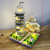 6dc96b4c2f3626c5 Knew Built Exquisite Paris Eiffel Tower Micro Mini Building Blocks Toys Set: LED Illuminated, Perfect Gift Illuminate Your World