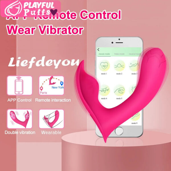 Wearable Vibrator Wireless Remote Control Love Egg Clitoral Vaginal Vibrator G-spot Toy Sexy Adult Sex Toy Female Masturbator