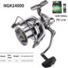 6df6d00dadee356a LINNHUE Big Spinning Fishing Reel 8000-14000 9000 10000 12000 Max Drag 20KG Sea Reel Free Line Saltwater Freshwater Fish Pesca