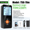 Aicevoos Light Digital Rangefinder 50M70M100M120M Green Beam Distance Meter Trena Laser Tape Measure Roulette
