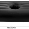 6dfcef1d2096d421 BBL Air Mattress with Hole, 72x17in Post-Surgery Inflatable Bed with Electric Pump, Brazilian Butt Lift Recovery, Swimming Pool Floating Bed for Camping Traveling Hiking (Black)