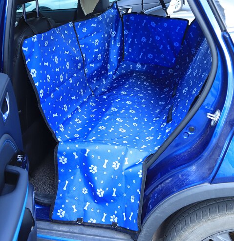 6dfd018c98478729 Waterproof Printed Pet Dog Scratchproof Car Back Seat Cover Protector Pad with Printing