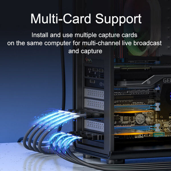 6e1653992828acf0 Acasis 4 Channel HDMI-compatible PCIE Video Capture Card 1080p 60fps OBS Wirecast Live Broadcast Streaming Adapter Quad Ports
