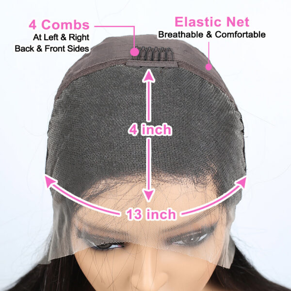 Wigs Jerry Curly Front 13x4 Transparent Lace For Women 4x4 Closure Short Bob Human Hair Wig 8-14inch