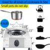 6e3bda12104f114d Single Burner Propane Stove 1 Burner 12000 BTU Auto Ignition Gas Stove with CSA Hose for Outdoor Cooking,Emergency