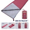6e4bc2b909ab9d25 TOMSHOO Ultralight Adults Outdoor Envelope Sleeping Bag for Warm Weather Camping Backpacking Hiking