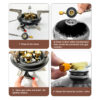 BRS-201A Portable Camping 16000W High Pressured Propane Butane Gas Burner Outdoor Emergency Stove with Piezo Ignition