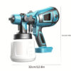 Fence Cleaning Tools, Battery Spray Gun Paint Sprayer For Walls And Ceigs, Fence, Wood