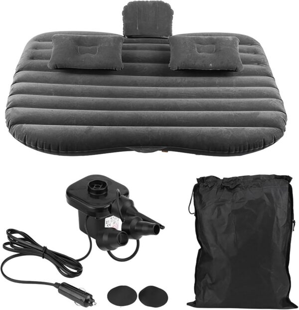 6e70f1913545ab0e Greensen SUV Air Mattress Camping Inflatable Camping Air Mattress Car Air Mattress Back Seat Truck Bed with Air Pump Inflatable for Rest Sleep Travel Camping (Black)