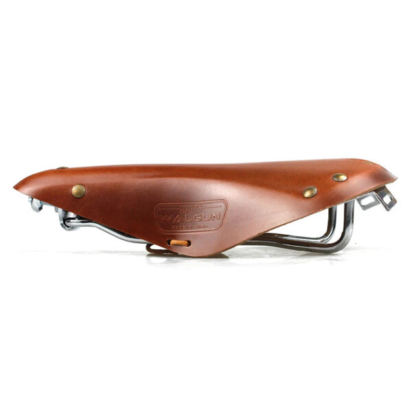 6e754ee20b582747 WALGUN RR175 Retro bike saddle soft leather bicycle saddle women men for vintage handmade city commuter electric e-bikes parts