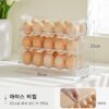 6e8c3f4aedf5c0f9 Kitchen Large Capacity Fridge Storage Box - Portable Multi-Layer Tray Organizer, Convenient Opening/Closing Egg Holder