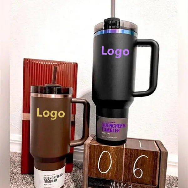 40oz Chocolate Gold Black Chroma TieDye Adventure Quencher H2.0 Tumbler Cups Handle Insulated Travel Lids Straw Stainless Steel Water Bottles With 1:1 0320