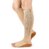 1 Pair Zipper Women Men Pain Relief Stretchy Stockings Compression Sports Socks Support Open Toe