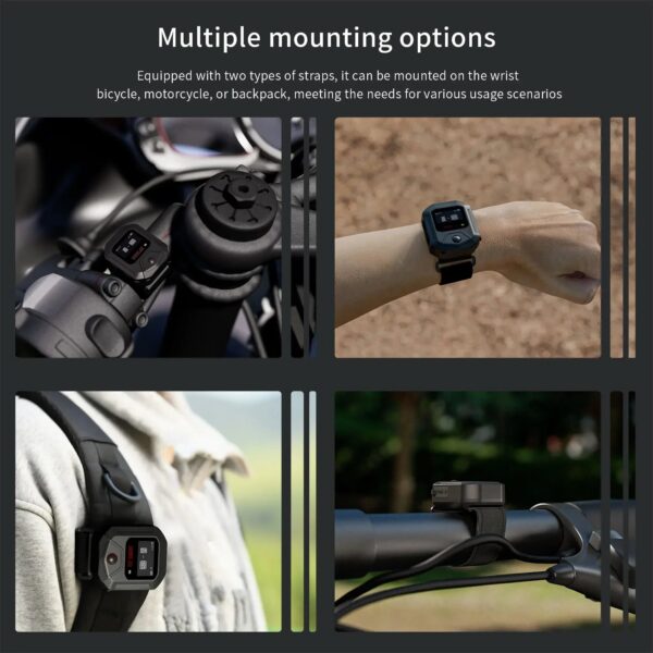 6ec7719ebde2161e Action 5 Pro GPS Bluetooth Remote Controller For DJI Action 6 4 Sport Camera Accessories 25M Wireless Remote Control Wrist Watch