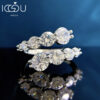 6ece45dd64f19589 3.26cttw All Moissanite Rings GRA Woman Sparkling Diamond Wedding Band Anniversary Engagement Ring Sterling Sier Jewelry