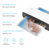 6eddcef3aa40a0d3 OSMILE SL289 Desktop Laminator hine Set A4 Size Hot and Cold Lamination 2 Roller System 9 inches Max Width for A4/A5/A6
