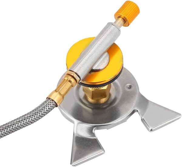 Dilwe Gaskocher Adapter Universal Ultraleicht Gasherd Tank Zylinder Konverter für Outdoor Camping
