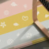 177*64cm Baby Play Foldable Waterproof Children Carpet Double-Sided Pattern Educational Outdoor Camping Mat Easy to Carry