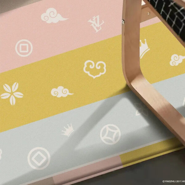 177*64cm Baby Play Foldable Waterproof Children Carpet Double-Sided Pattern Educational Outdoor Camping Mat Easy to Carry