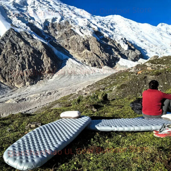 Light Tour R value 7.5 Camping Inflatable Mattress Outdoor Portable Sleeping Pad Ultralight Hiking Single People Mat R4.2